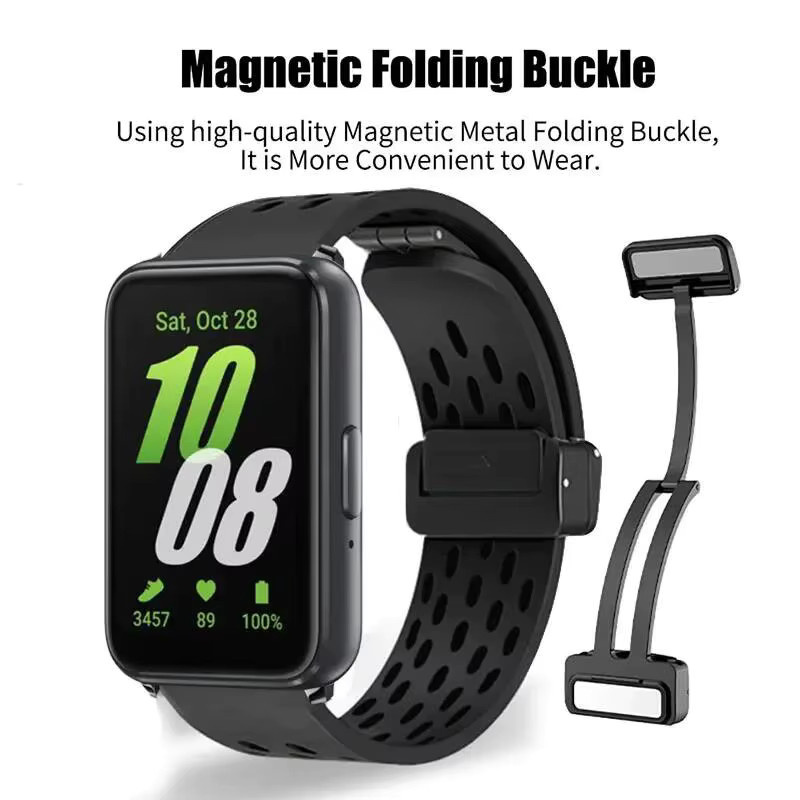 Uhrenarmband Silikon, Magnetisch, Samsung Galaxy Fit 3, Unisex - Bild 2