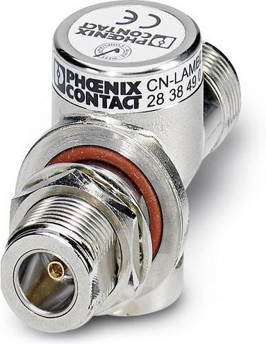 Phoenix Contact CN-LAMBDA/4-5.9-BB Überspannungsschutz-Zwischenstecker für Koax N, Farbe: Silber, 50 kA - Bild 1