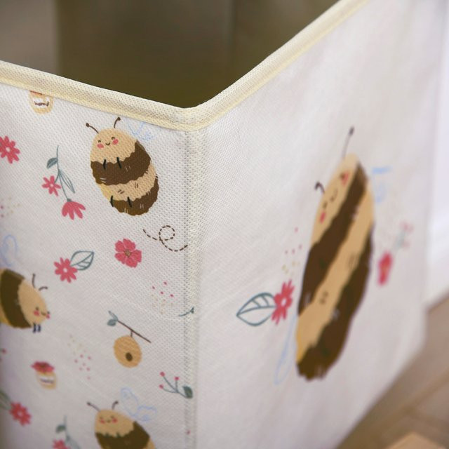 Baby Best Aufbewahrungsbox beige mit papierverstärkten Seiten B/T/H: 30 x 30 x 30 cm - Bild 1