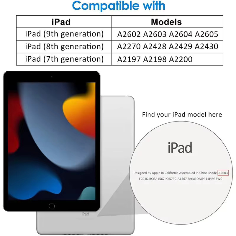 Apple Displayschutzfolie aus gehärtetem Glas für iPad 10,2 Zoll, 9H Härte, transparent - Bild 6