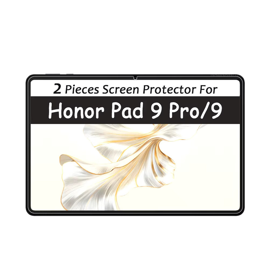 2 Stück Honor Pad 9 Pro und Pad 9 12,1 Zoll Displayschutz aus gehärtetem Glas, transparent und kratzfest - Bild 2