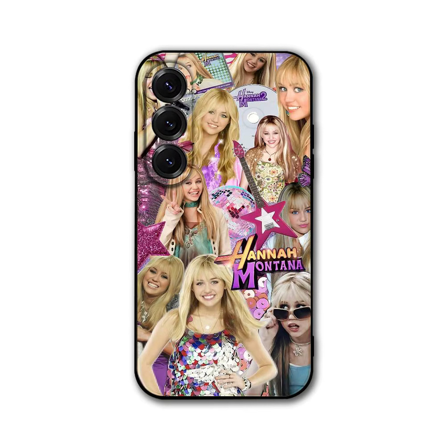 H-Hannah M-Montana-ES Soft Cover Handyhülle für Samsung Galaxy S21 S22 S23 S24 S25 S26 Ultra FE Plus 5G A52S in Multicolour - Bild 7