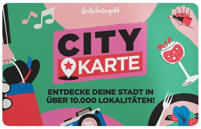 Gutscheingold City Geschenkcode in Multicolor - Bild 1