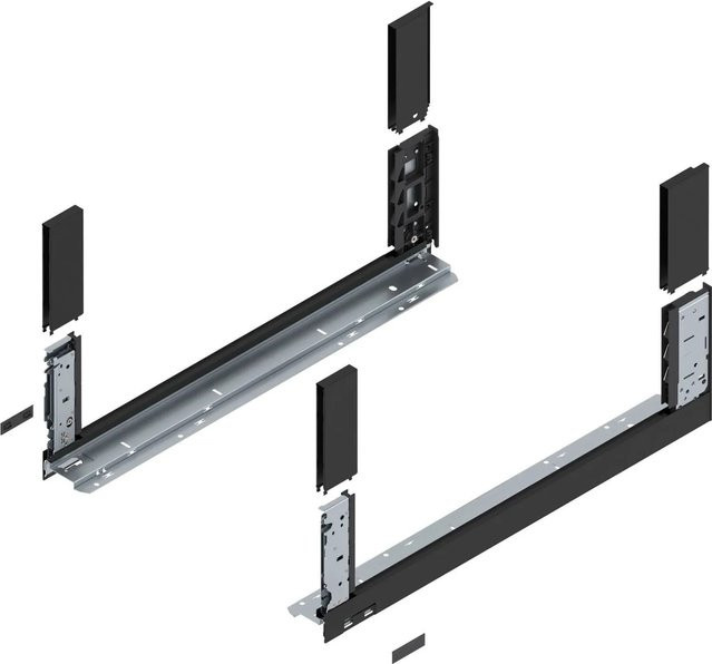 Blum Zarge Legrabox free Höhe C Nennlänge 600 mm Carbonschwarz Matt - Bild 1