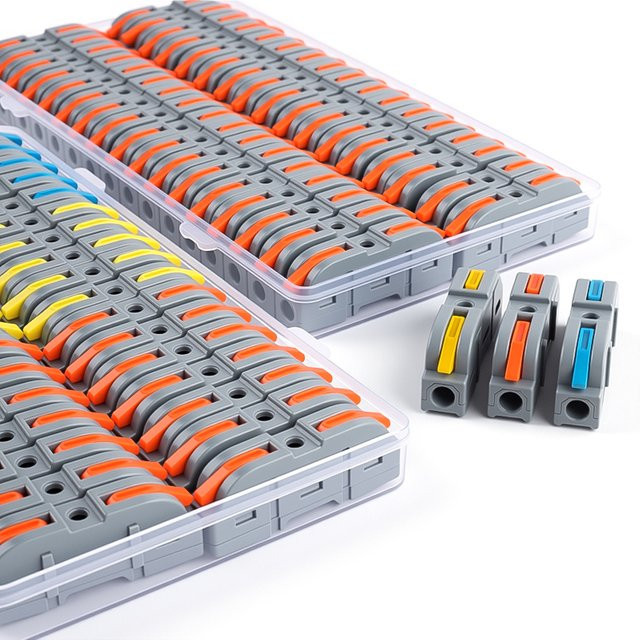 DIY GO 34er Set Hebel-Schnellverbinder für elektrische Drahtanschlüsse in der Box - Bild 1