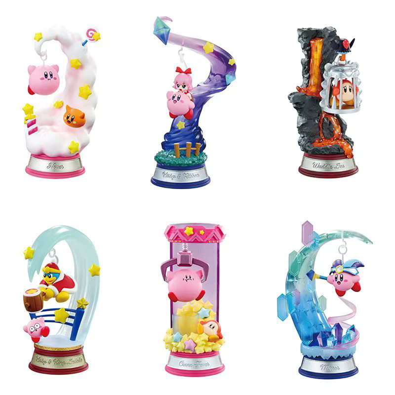 Re-Ment Swing Kirby Twinkle Traveler Miniaturszene Modellfigur in Multicolor - Bild 3