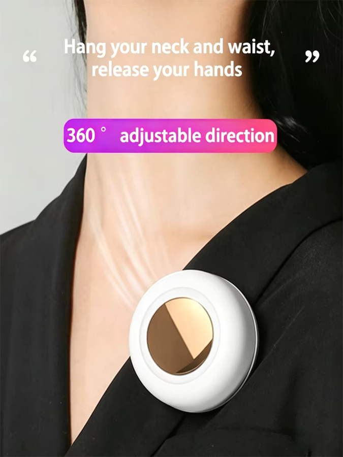 MIVM MF019 Mini-Clip-Ventilator mit 360 Grad Drehung und Windrichtungsanpassung in Grün - Bild 5