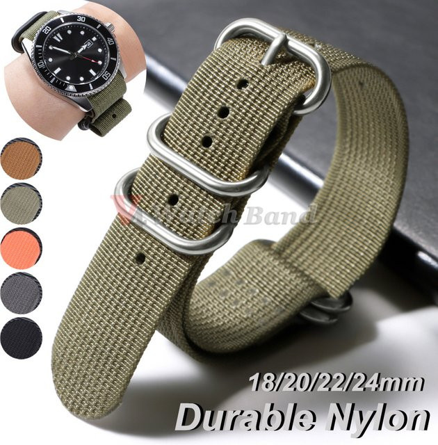 Uhrenarmband Nylon, Textil/NATO, Unisex - Bild 1