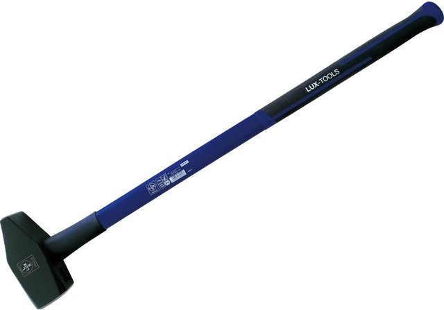 LUX-TOOLS Vorschlaghammer Comfort Blau mit Glasfaserstiel, Gewicht: 4000 g, Länge: 890 mm - Bild 1