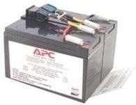 APC Ersatzbatterie RBC48 für USV-Anlagen in Schwarz mit Faston 250 Anschlüssen - Bild 1