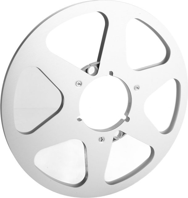 VBESTLIFE Offene Aufwickelrolle aus Aluminiumlegierung mit 6-Loch-Edelstahlschrauben, 1/4 Zoll, 10,5 Zoll, in Gold oder Silber - Bild 1