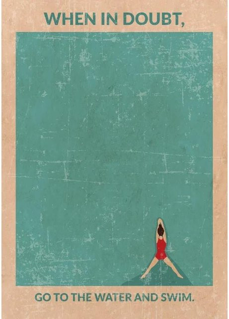 Leibert Art Decoration Wandkunst Canvas Poster Sommer Mädchen am Strand, Mehrfarbig, Breite: 21 cm, Höhe: 30 cm - Bild 1