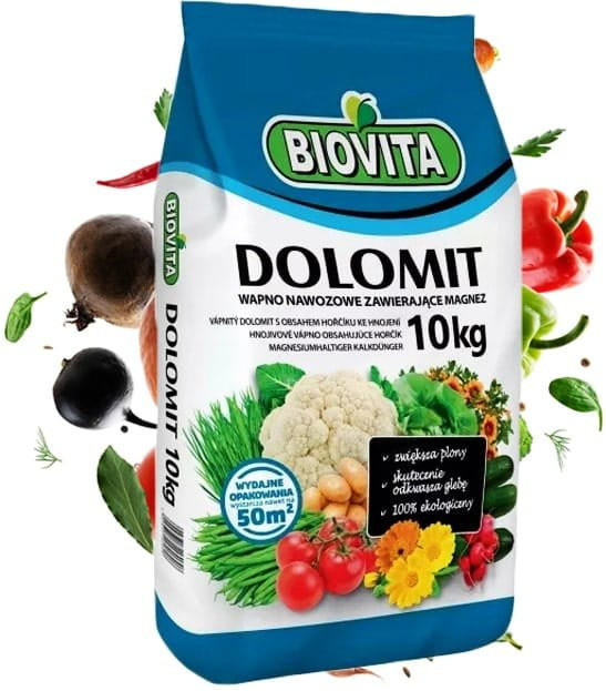 BIOVITA Calcium-Magnesium-Dünger Dolomit multicolour 5 kg, 10 kg, 20 kg - Bild 1