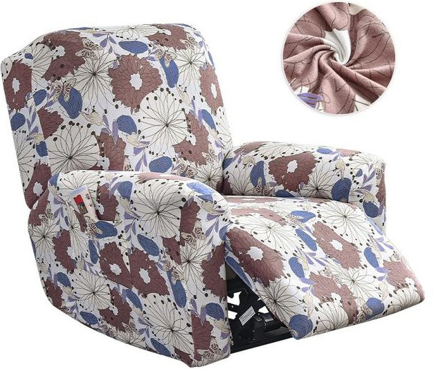 Rutschfester Stretch-Liegesofabezug von Lellen für Relax-Sessel, Mehrfarbig, 1 Sitz - Bild 1