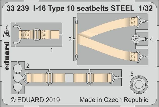 ICM I-16 Type 10 - Seatbelts STEEL - Bild 1