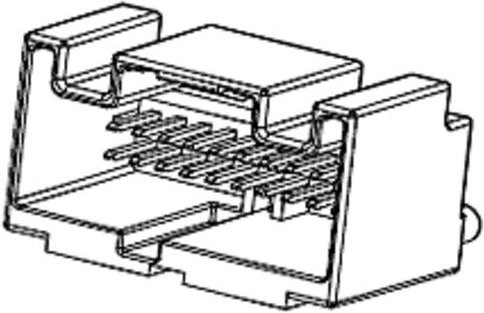 Molex Buchsengehäuse-Kabel 307004101 Tray in Schwarz - Bild 1