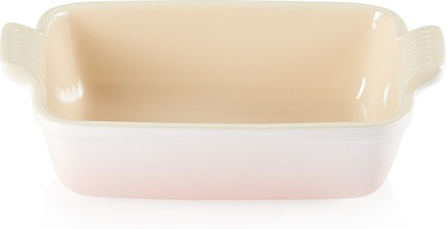 Le Creuset Auflaufform Tradition aus Steinzeug in Shell Pink, rechteckig, mit Griffen - Bild 1
