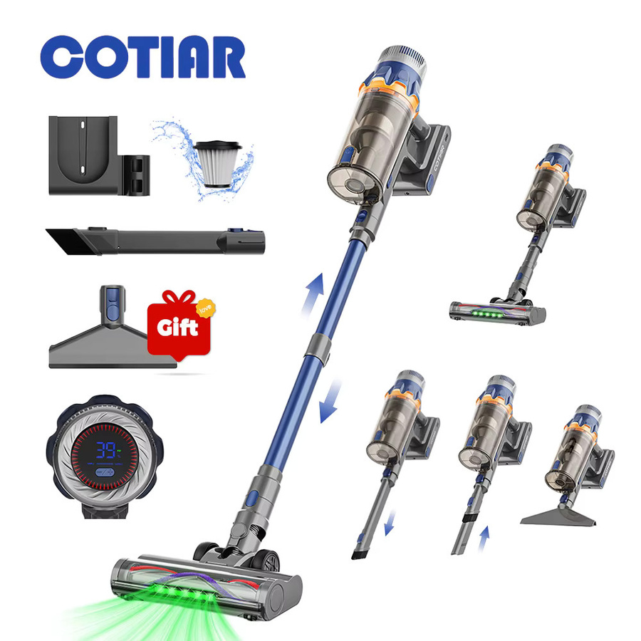 COTIAR S25 Akku-Staubsauger in Blau mit 650 W und 60 kPa Saugkraft sowie abnehmbarem Akku - Bild 2