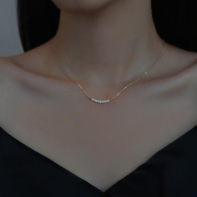 Lucky Star Jewelry Halskette, 925 Silber, Zirkonia, Damen - Bild 1