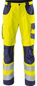 Kübler PSA Hose REFLECTIQ Form 2207 in Warngelb/Dunkelblau mit Cordura-Material nach EN 14404 - Bild 1