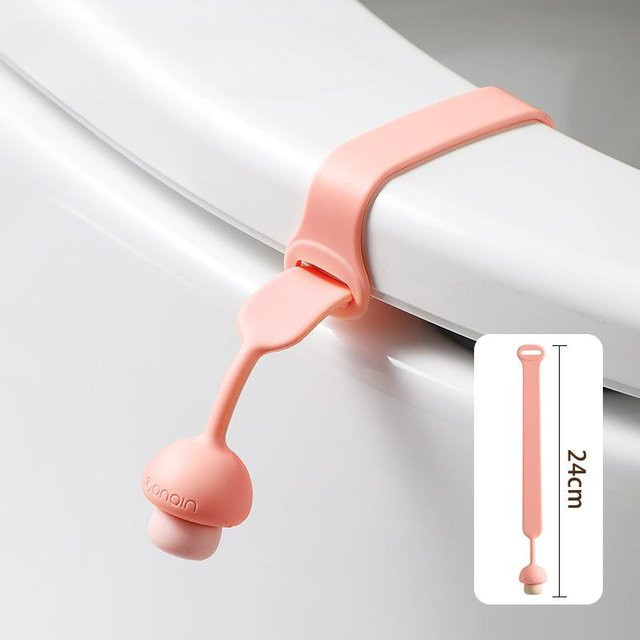 XYNN Toilettendeckel-Hebegerät in Rosa zur Handhygiene und Schmutzabweisung - Bild 1
