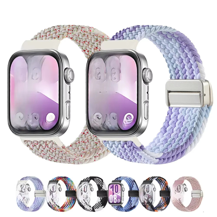 Huawei Uhrenarmband, magnetisch geflochtenes Armband, Textil/NATO - Bild 2