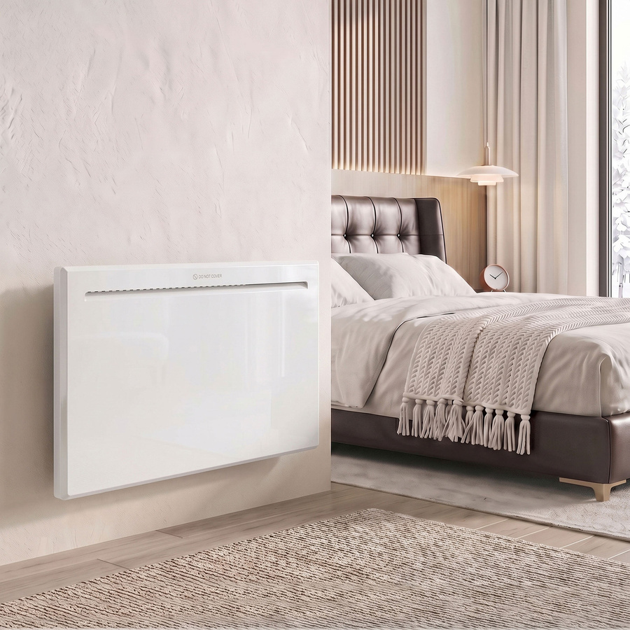 HOMCOM Elektro-Konvektor Heizung 1500 W mit WLAN, Alexa & Google Home Steuerung, Weiß, Freistehend oder Wandmontage - Bild 2