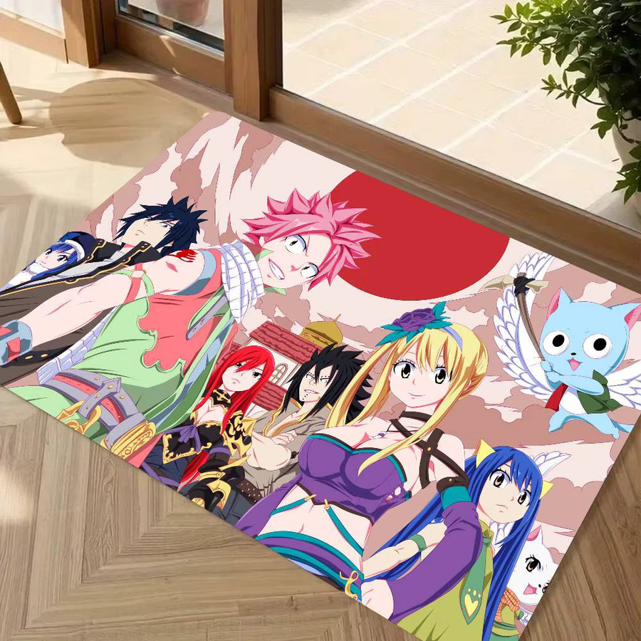 Rutschfeste Anime Fairy Tail Bodenmatte in Mehrfarben für Wohnzimmer, Küche oder Badezimmer - Bild 2