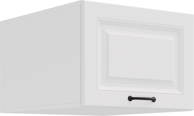 Aufsatzschrank Hochschrank STILO Weiss für deine Küchenzeile Breite: 50 cm - Bild 1