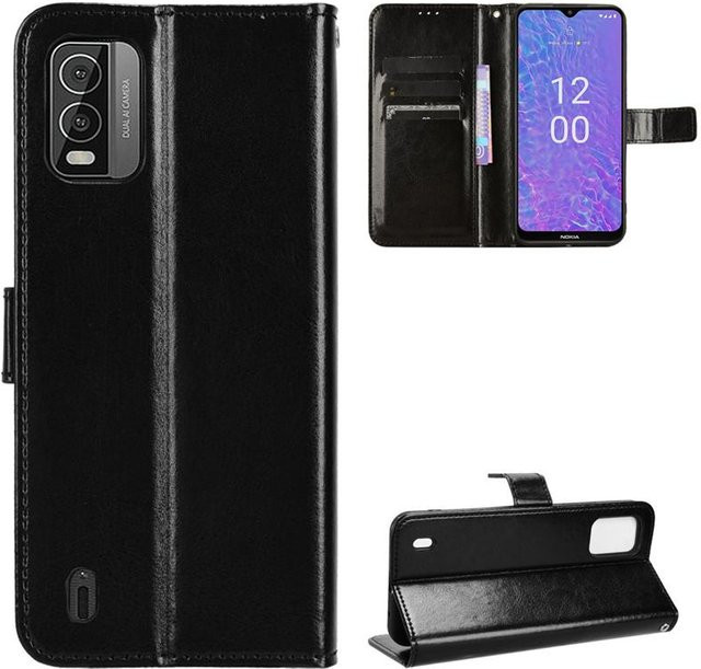 Leder Klapphülle für Nokia XR21 XR20 X30 X20 X10 mit Kartenfächern und Ständerfunktion - Bild 1