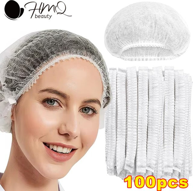 HMQ beauty Einweg Vlies-Kappen, elastisch, steril - Bild 1