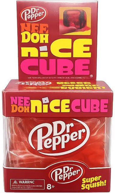 Dr Pepper NeeDoh Nice Cube Squishy, Knetwürfel, Fidget Cube - Bild 1