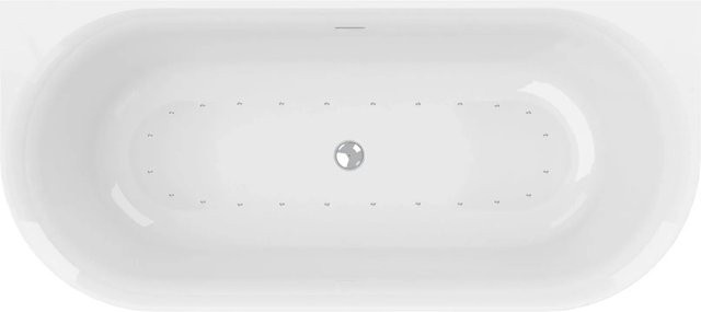 Ottofond Whirlpool Mince Vorwand Silent-System in Weiß mit Air-Jets und Desinfektionsfunktion, Einbau-Modell, oval, B: 170 cm, T: 75 cm, H: 60 cm - Bild 1