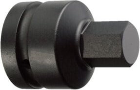 Gedore Kraftschraubereinsatz IN K 32 27 Innen-Sechskant 3/4 Zoll SW 27 mm aus Sonderstahl in Schwarz - Bild 2