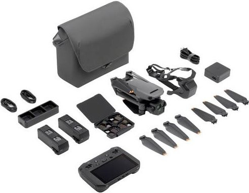 DJI Mavic 3 Pro Fly More Combo Quadrocopter mit RC PRO Fernsteuerung in Grau - Bild 2