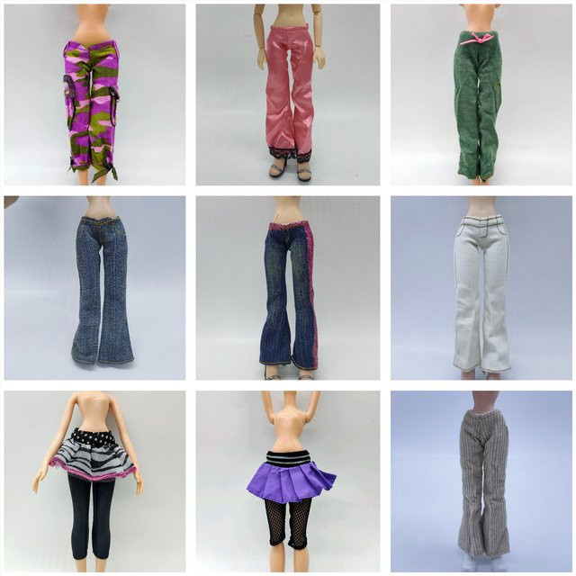 Bratz Monster High Jeans Casual Pants für Puppen White - Bild 1