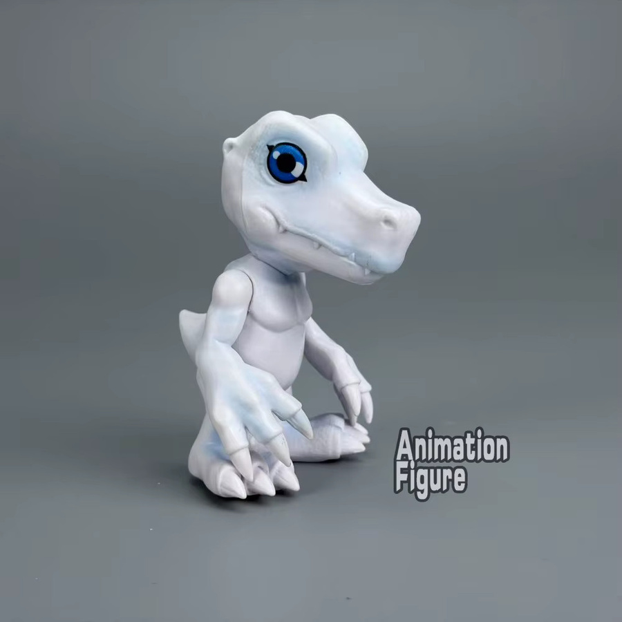 Bandai Digimon Adventure Agumon Actionfiguren, PVC-Statue, Weiß - Bild 2