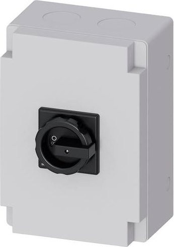 Siemens Lasttrennschalter Schwarz 3polig 125A 50mm² 1 Schließer 1 Öffner 690 V/AC 3LD28661GP51 - Bild 1