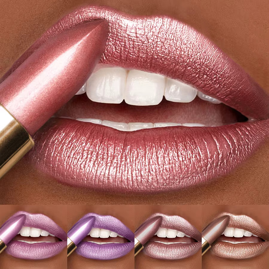 KAFURUX Lippenstift, Metallic, Matte, Damen - Bild 1