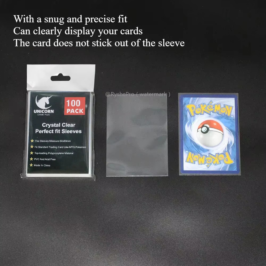 RyshePro Kartenhüllen, Zubehör, transparent, passend für MTG und Pokémon - Bild 3
