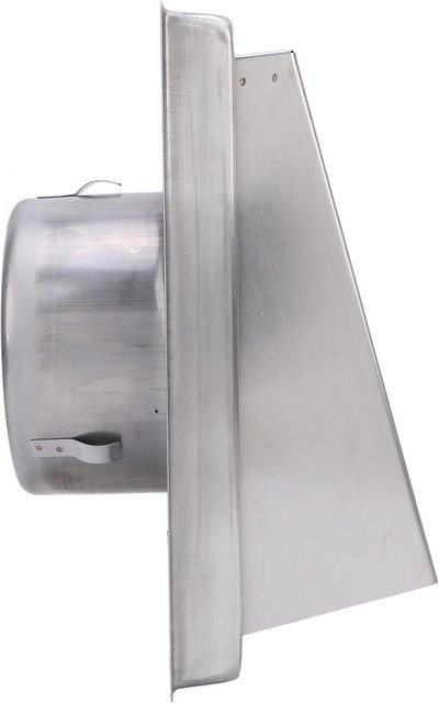 mfySpace Außenwand-Lüftungsgitter aus Edelstahl SUS304 mit Lamellen, Silber, 100 x 100 mm - Bild 1