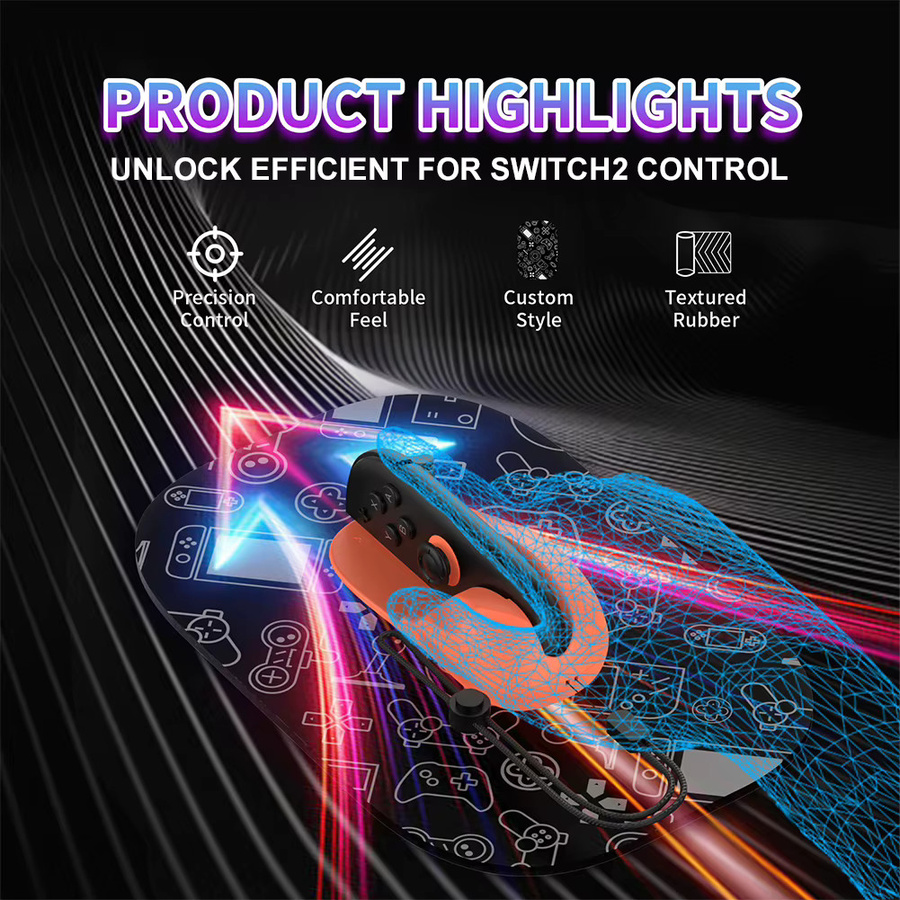 APWIKOGER Ergonomische Controller-Maushalterung mit Mauspad als Gaming-Controller-Mauständer für Switch 2 Zubehör - Bild 4
