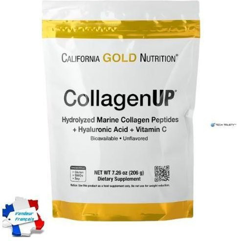 California Gold Nutrition Meereskollagen mit Hyaluronsäure und Vitamin C - Bild 1