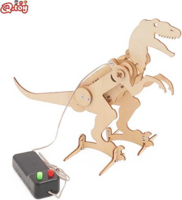 QXLRM Dinosaurier-Modellbau-Kit, Holzpuzzle-Spiele, Holz - Bild 1