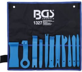 BGS Innenraum-Verkleidungs-Werkzeugsatz 11-teilig aus Kunststoff in Blau - Bild 1