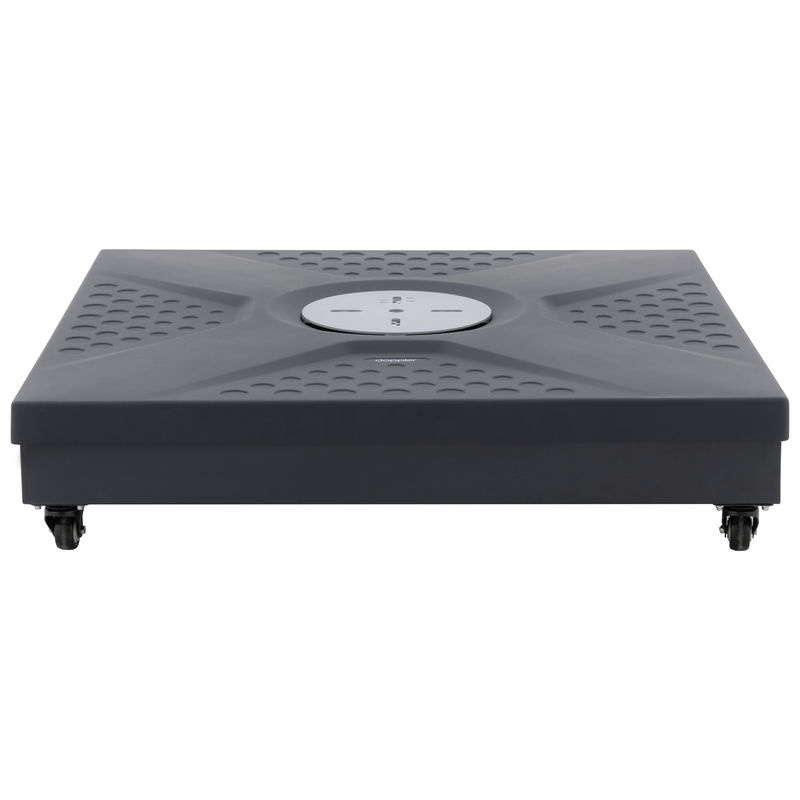 Doppler Active Easy Push Rollsockel für Pendelschirme, anthrazit, B/T/H: 88 x 88 x 20 cm - Bild 4