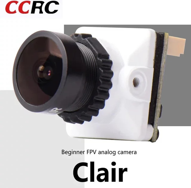CCRC Clair FPV-Kamera mit 1500TVL, M8-Objektiv, Super WDR und 16:9 Format, umschaltbar zwischen NTSC/PAL, für Racing Drones und RC-Modelle - Bild 1