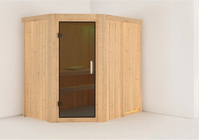 Karibu Sauna Cleo in Braun - Bild 1