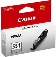 Original Canon Tintenpatrone CLI-551GY für Inkjet-Drucker, grau - Bild 1