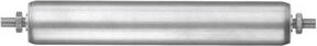 BS Rollen Tragrollen S55-F10-610-630 in Silber aus Stahl mit 600 mm Rollenlänge und 50 x 1,5 mm Rohr-Außendurchmesser - Bild 1